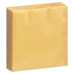 Signature Select Soft Yellow Beverage Napkins - 40 Count