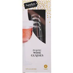 Signature Select Wine Glasses 12 Fl. Oz. - 4 Count