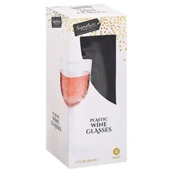 Signature Select Wine Glasses 12 Fl. Oz. - 4 Count