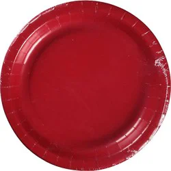 Signature Select Classic Red Dinner Plates - 10 Count