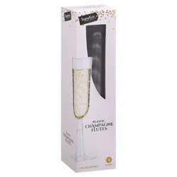 Signature Select Champagne Flutes Clear 7 Fl. Oz. - 4 Count