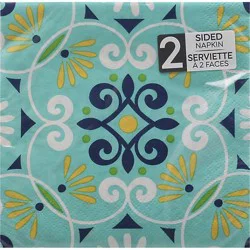 Signature Select Beverage Napkins Moroccan - 24 Count