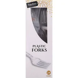 Signature Select Clear Forks - 24 Count