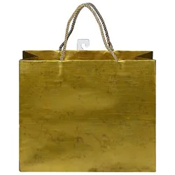 Antique Gold-Gift Bag Lg 11 3/4 X 4 3/4 X 10 - Ea