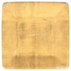 Caspari Gold Leaf Salad Plate - 8 Ct