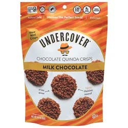 Undercover Quinoa Crisps Milk Chocolate - 3 Oz