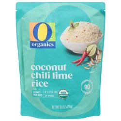 O Organics Rice Pouch Coconut Chili Lime - 8.8 Oz
