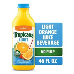 Tropicana Light Orange Juice Beverage No Pulp - 46 Fl. Oz.