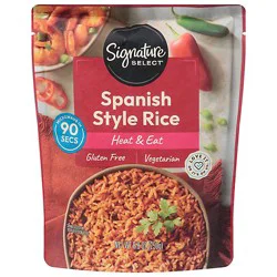 Signature Select Spanish Style Rice Pouch 8.8 Ounce - 8.8 Oz