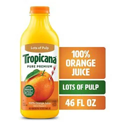 Tropicana Pure Premium 100% Orange Juice Original No Sugar Added - 46 Fl. Oz.