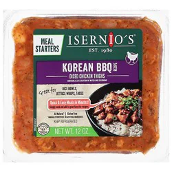 Isernios Korean Bbq Diced Chicken Thighs 12oz - 12 Oz