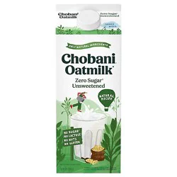 Chobani Oatmilk Zero Sugar Unsweetened 52 Fl Oz - 52 Fz