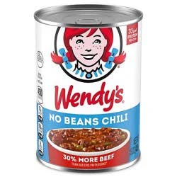 Wendy's Chili No Beans, Canned Chili, 15 Oz - 15 Oz