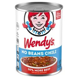 Wendy's Chili No Beans, Canned Chili, 15 Oz - 15 Oz