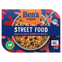 Ben's Original Street Food Bean & Rice Burrito Bowl Prepared Entree - 9 Oz