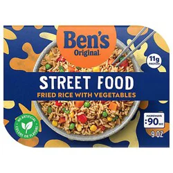 Ben's Original Street Food Fried Rice With Vegetables Prepared Entree - 9 Oz