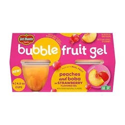 Del Monte Bubble Fruit Strawberry Cup 4-4.5oz - 4-4.5 Oz