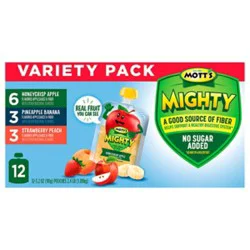 Motts Mighty Variety Pack 12-3.2oz - 12-3.2 Oz