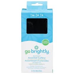 Amscan Assorted Cutlery Black - 32 Count