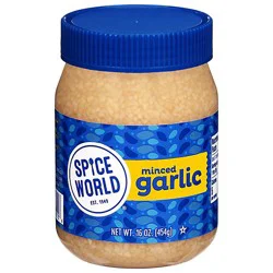 Spice World Garlic Minced 16 Oz - 16 Oz