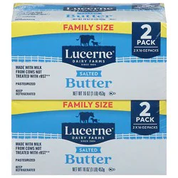 Lucerne Sweet Cream Butter Quarters 2 Pk 2 Pound - 2 Lb