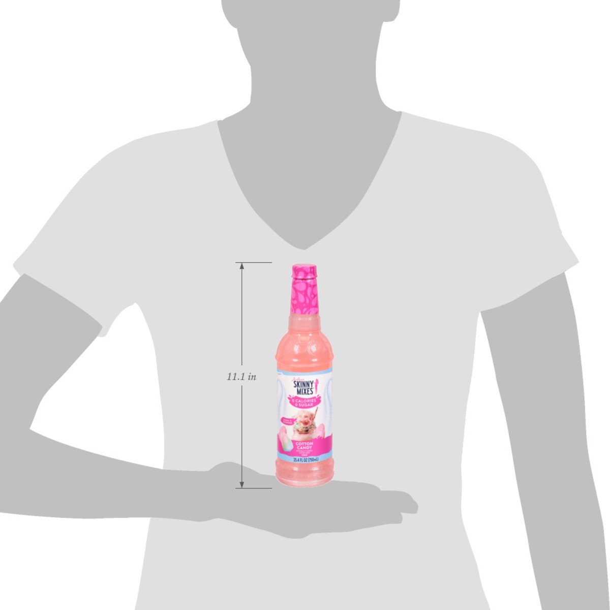 slide 4 of 14, Jordan's Skinny Mixes Sugar Free Cotton Candy Syrup - 25.4 Fz, 25.4 fl oz