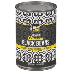 8 Track Foods Black Beans Classic - 15 Oz