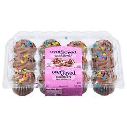 Overjoyed Chocolate Cupcakes Mini - 12 Each