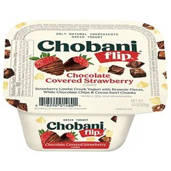 Chobani Flip Lowfat Greek Yogurt Chocolate Covered Strawberry 4.5oz - 4.5 Oz