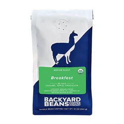 Backyard Beans Coffee Company Whole Bean Breakfast Blend - 12 Oz