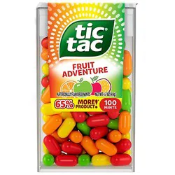 Tic Tac Fruit Adventure Mints On-The-Go Refreshment 1.7 Oz