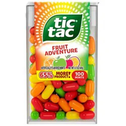 Tic Tac Fruit Adventure Mints On-The-Go Refreshment 1.7 Oz