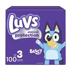 Luvs Platinum Protection Diapers Base Version 5x Box 3/midi - 100 Ct