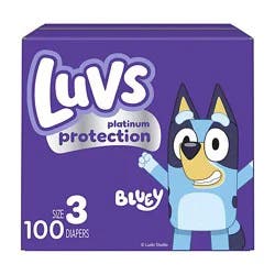 Luvs Platinum Protection Diapers Base Version 5x Box 3/midi - 100 Ct