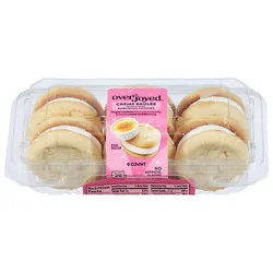 Overjoyed Creme Brulee Sandwich Cookies - 6 Each