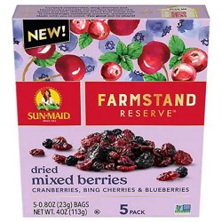 Sun Maid Farmstand Reserve Dried Mixed Berries 5-.8 Oz - 5-.8 Oz