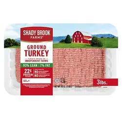 Sbf 93% Lean 7% Fat Ground Turkey 48 Oz - 48 Oz