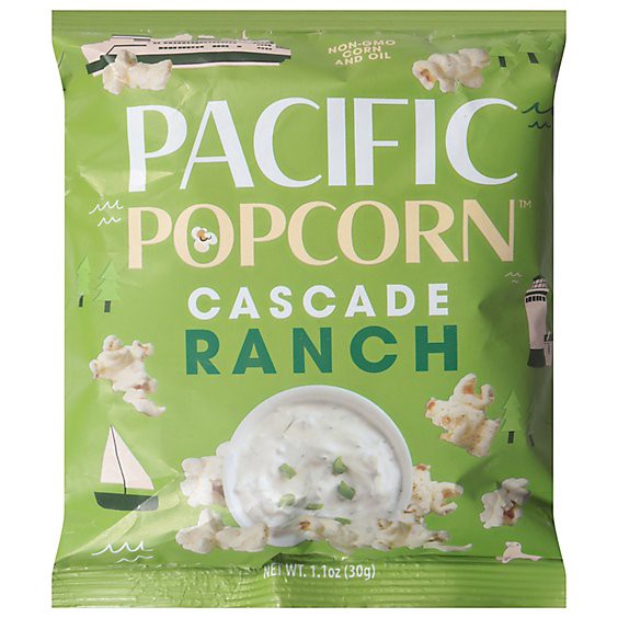 slide 1 of 1, Pacific Popcorn Cascade Ranch 1.1oz - 1.1 Oz, 1.1 oz