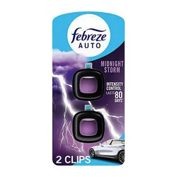 Febreze Auto Midnight Storm Car Vent Clip - .14 Fz