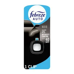 Febreze Auto Noir Air Freshener Vent Clip - 0.07 Fz