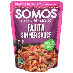Somos Simmer Sauce Fajita Mild - 8 Oz