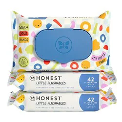 The Honest Company Toddler Flushable Wipes 126ct - 126 Ct