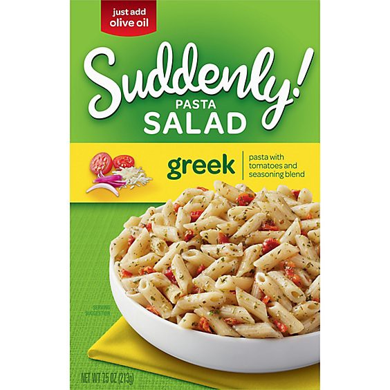 slide 1 of 1, Suddenly Pasta Salad Greek 7.5oz Box - 7.5 Oz, 7.5 oz