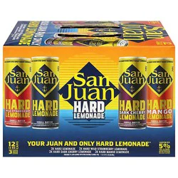 San Juan Hard Lemonade Variety Pack 12-12 Fl Oz In Cans - 12-12fz