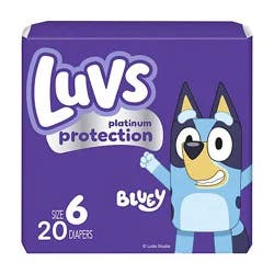 Luvs Platinum Protection Diapers Base Version 2x/duo 6/giant - 20 Ct