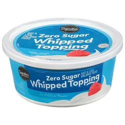Signature Select Whipped Topping Zero Sugar 8 Oz - 8 Oz