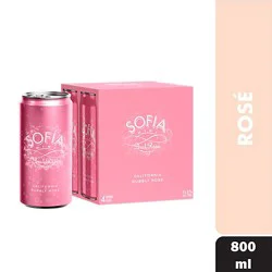 Sofia Mini Brut Rose Wine California - 4 - 187 Ml