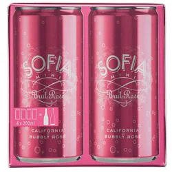 Sofia Mini Brut Rose Wine California - 4 - 187 Ml
