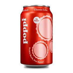Poppi Cola Classic Prebiotic Soda - 12 Fl. Oz.