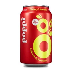 Poppi Cherry Limeade Prebiotic Soda - 12 Fl. Oz.